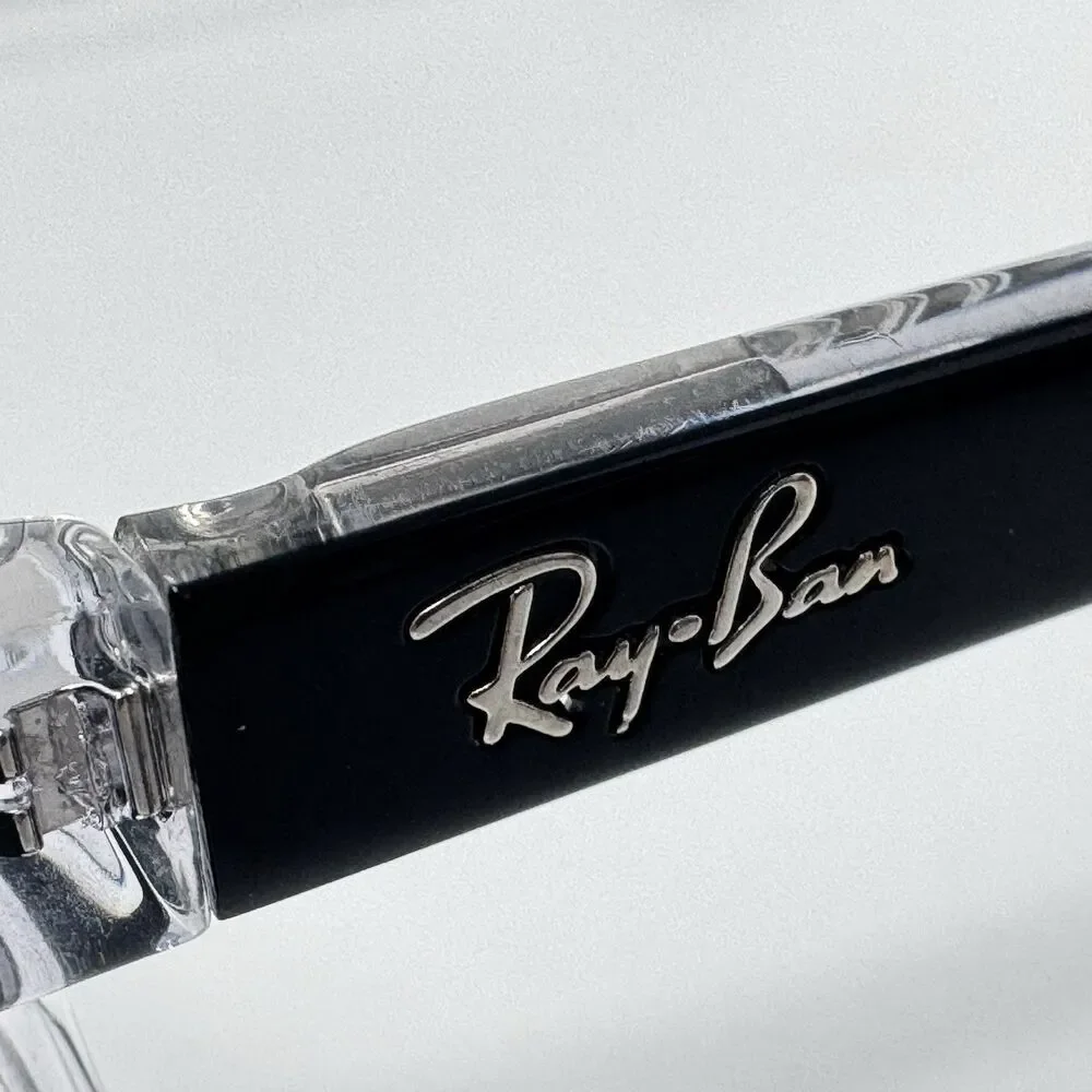 Ray-Ban RB5286 2034 Black Clear Eyeglass Frames 51-18-135 Authentic
